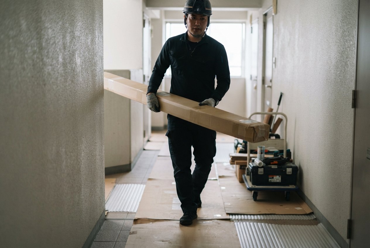 搬入の経路のイメージ